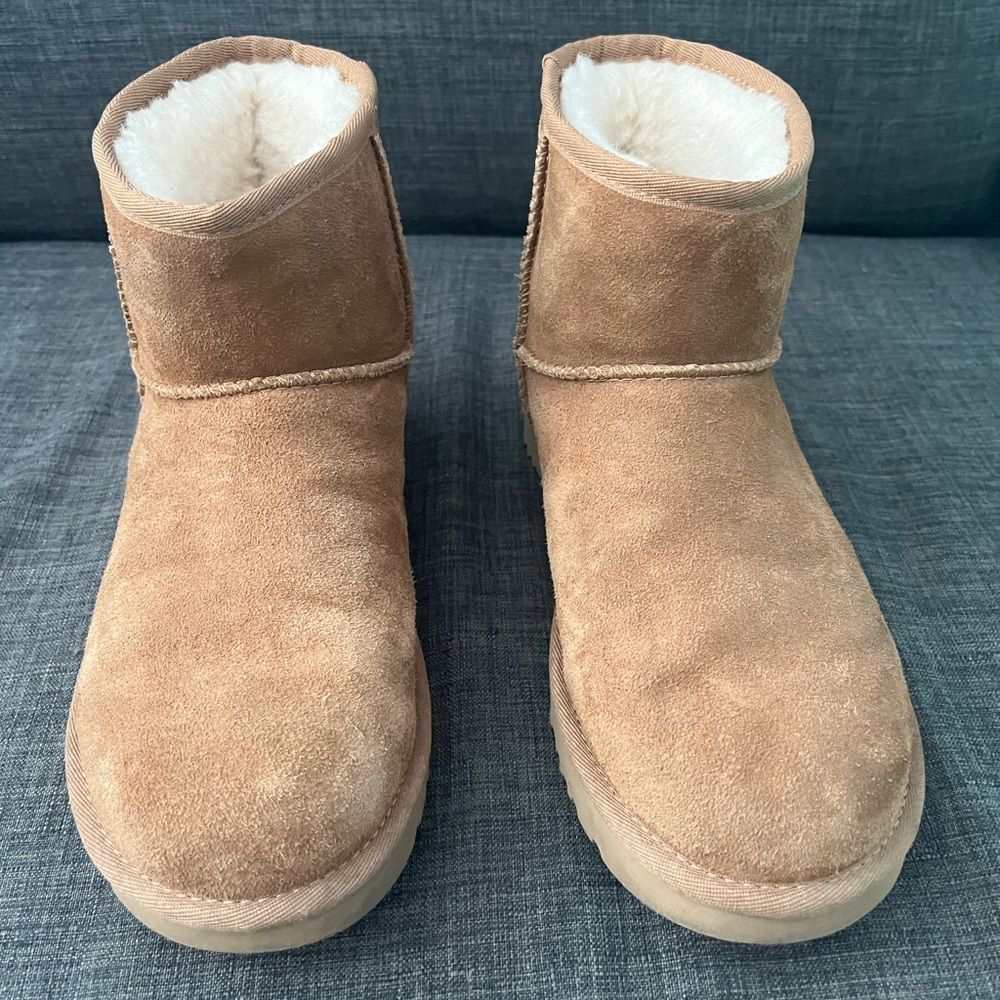 UGG classic mini boots chestnut